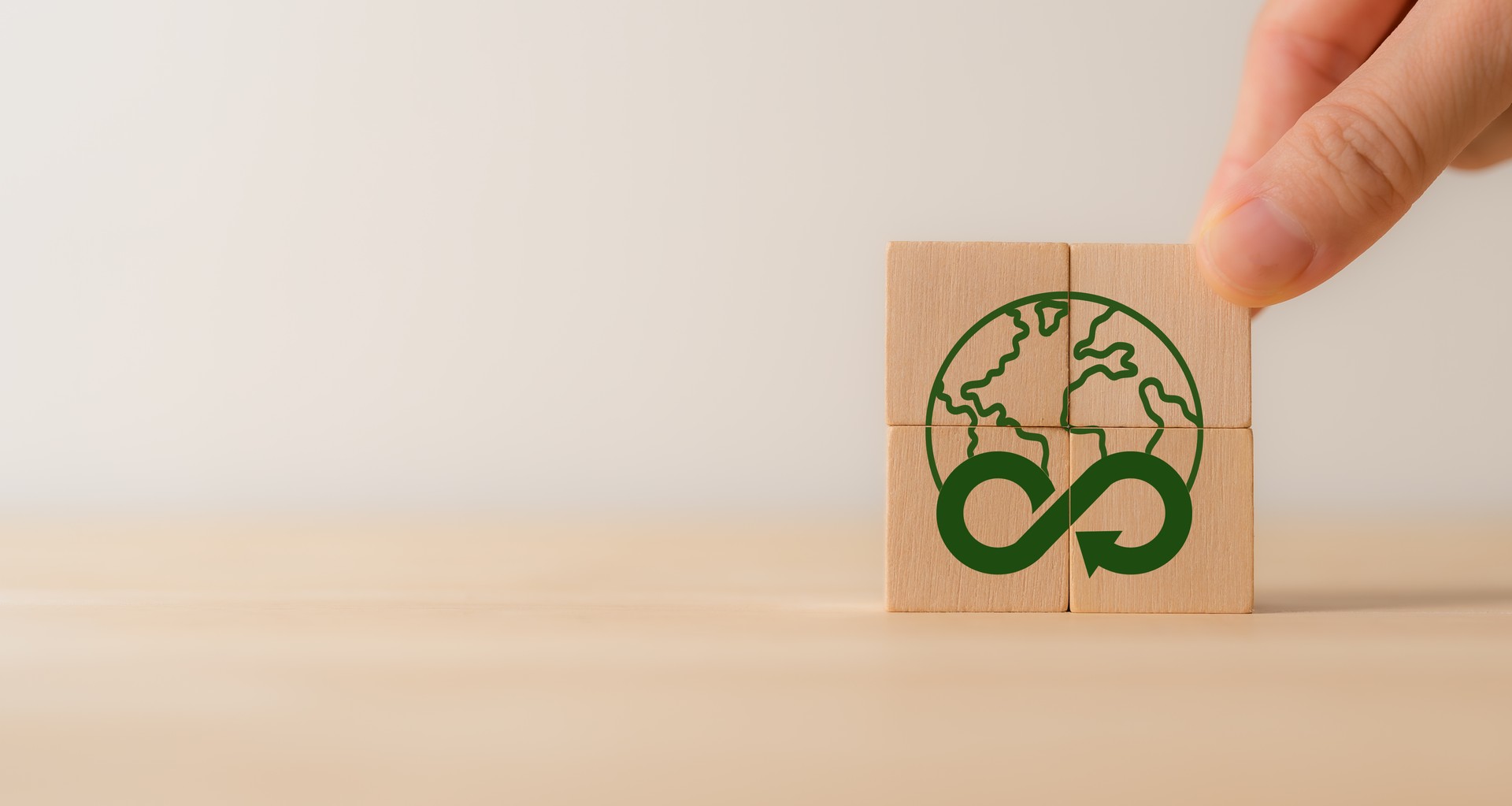 Circular economy and sustainability strategies concept. The sustainable solutions for reducing waste and maximizing the use of resources, reduce, reuse, recycle, use of natural resources.